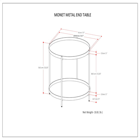 Monet - Handcrafted Table