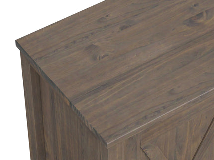 Ela - Low Storage Cabinet - Smoky Brown