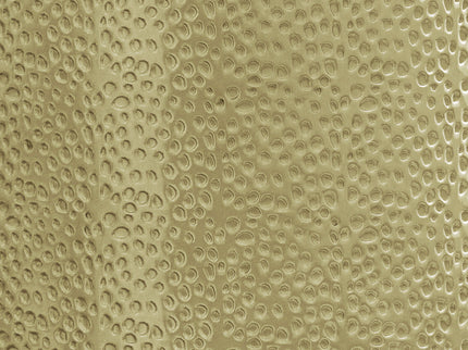 Modern Round Accent Table With Hammered Surface