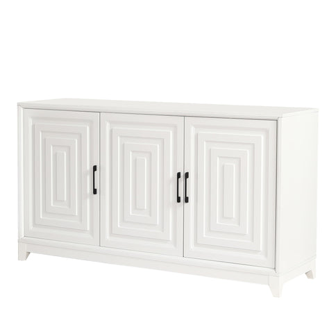 TV Stand, Media Console Cabinet With 2 Spacious Storage Space