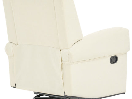 Manual Recliner Chair With Swivel Rocker Function, Dual Recline Angles