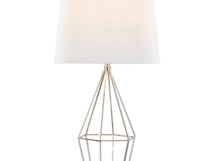 Diana - Contemporary Table Lamp (Set of 2) - Polished Nickel / Black Satin