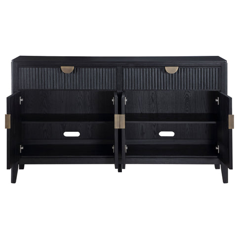 Mason - 2 Drawer Sideboard Storage Furniture - Black