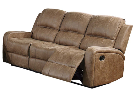 Modern Reclining Sofa With Padded Seat And Backrest