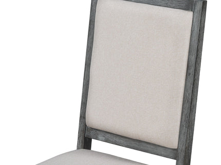 Dining Set & Extendable Round Table And 4 Upholstered Chairs