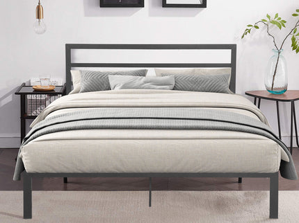 Metal Bed Frame With Headboard