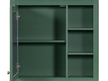 Wall Mounted Medicine Cabinet With Mirror And 3 Open Shelves