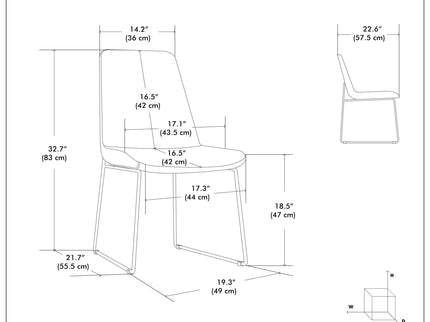 Corina - Upholstery Dining Chair (Set of 2)