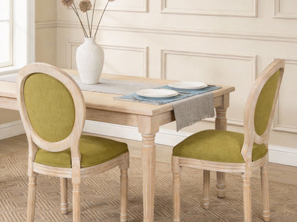 Upholstered With Round Back Dining Chairs (Set of 2)