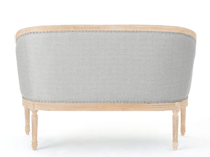 French Country Chesterfield Style Tufted Loveseat