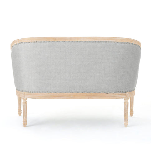French Country Chesterfield Style Tufted Loveseat