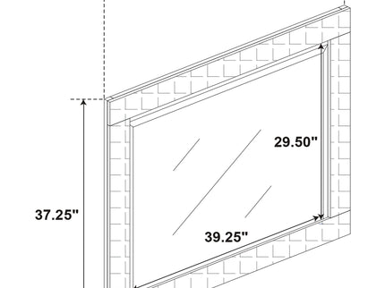 Pierce - 4 Piece Bedroom Set With LED Lighting