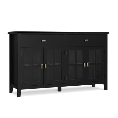 Artisan - Large 4 Door Sideboard Buffet - Black