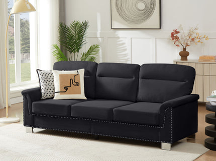 3 Seater Elegant Stationary Sofa