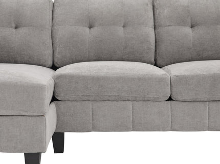 U-Shaped Sectional Sofa 103.5" Fabric Couch With Dual Chaise Lounges, Storage Pockets, Armrest Pillows