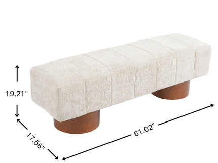 Modern Upholstered Dining Bench