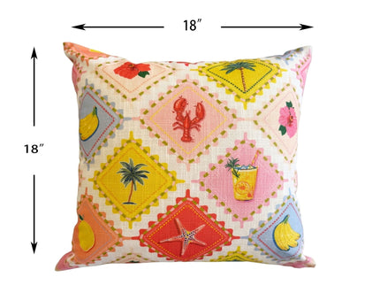Outdoor Pillows, Weather Resistant (Set of 2) - Multi