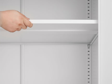 2 Door File Cabinet With Lock, 4 Adjustable Shelves, Heavy-Duty