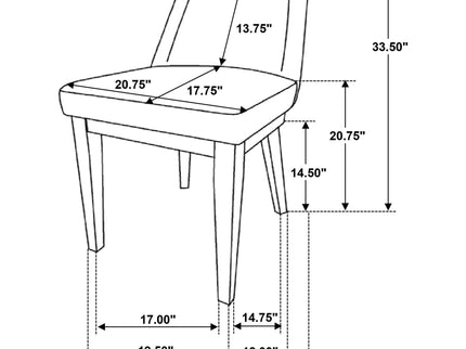Bryant - Upholstered Dining Side Chair (Set of 2) - Light Tan