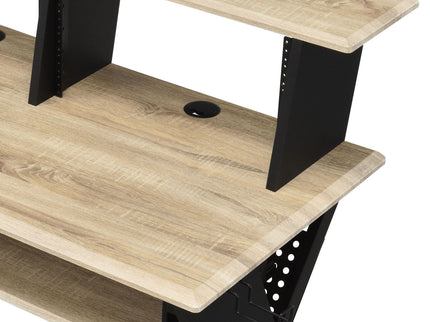 Eleazar - Music Recording Studio Desk - Natural Oak
