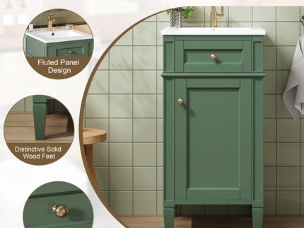 French Style Bathroom Vanity With Sink