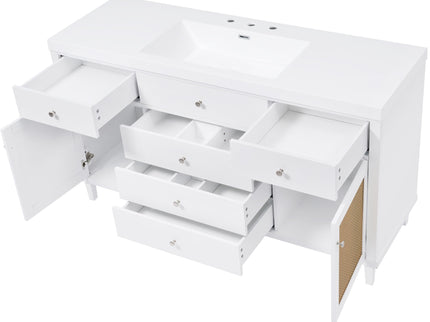 Modern Bathroom Vanity With Sink, Soft Close Drawers