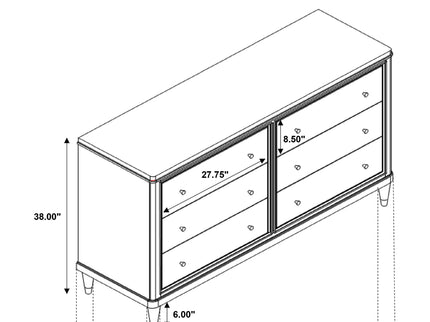 Niguel - 5 Piece Queen Poster Bedroom Set - Brown