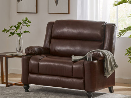 Tufted Design Wide Manual Recliner Chair
