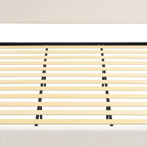 Hampton - Upholstered Platform Bed With Tall Headboard
