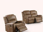 Dark Brown / 2 Pc. Loveseat, Chair