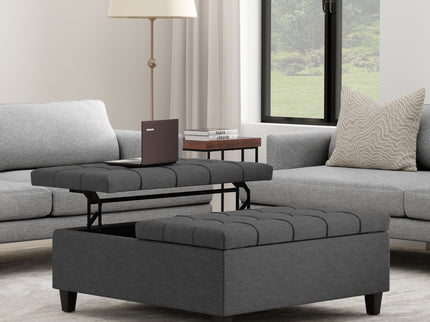 Harrison - Upholstered Coffee Table Storage Ottoman