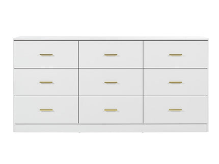 9 Drawer Dresser, Ample Storage For Bedroom