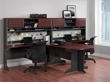 Pursuit - Hutch With Open And Concealed Compartments - Cherry