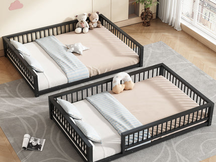 Bunk Bed With Ladder And Safety Guardrails