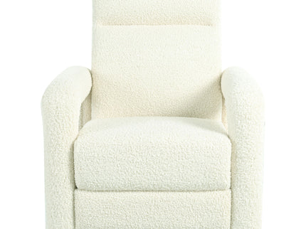 Push Back Recliner Armchair Upholstered Recliner Chair Single Sofa With Adjustable Backrest