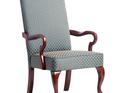 Delaney - Elegant Gooseneck Arm Chair With High Back