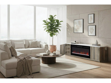 Mason - Entertainment Unit With Bluetooth Speaker And LED Lighting - Natural