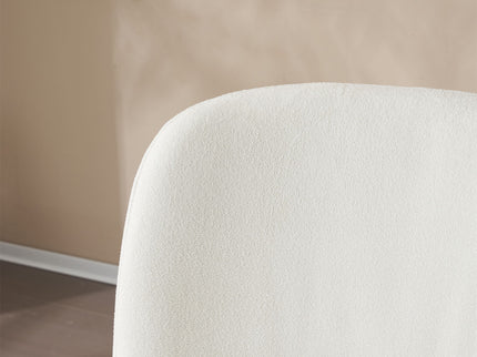 Modern Low Back Accent Upholstered Armless Living Room Chairs, Round Feet