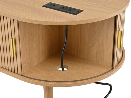 TV Stand & Coffee Table Set With Charging Station