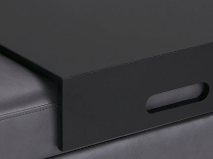 Oregon - Contemporary Storage Ottoman Bench With Tray