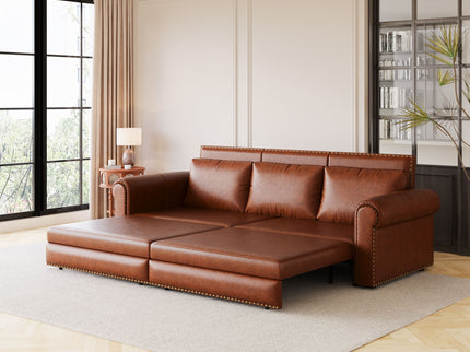 Chesterfield Sofa & Pull Out Bed