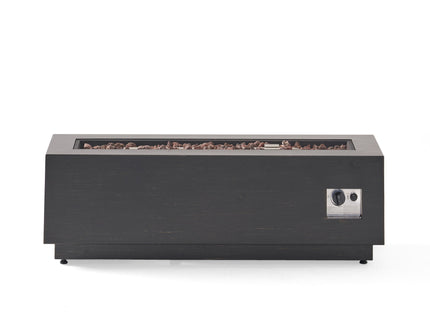 Modern Rectangular Iron Fire Pit 50, 000 Btu