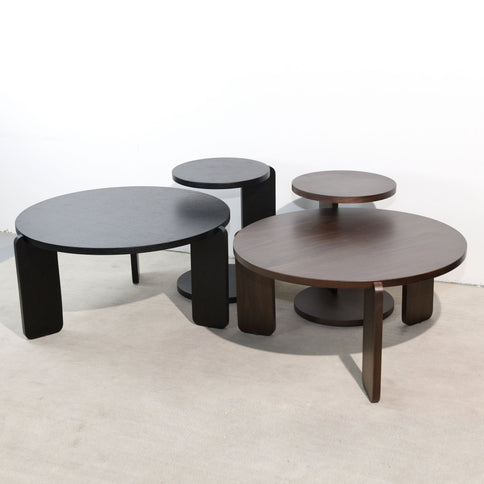 Round Coffee & End Table Set