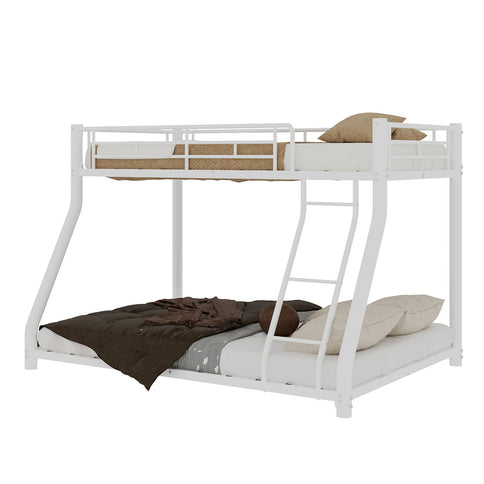 Twin Over Full Bunk Bed - White
