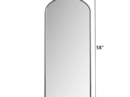 Vintage Arched Full Body Mirror, Wall Mounted For Living Room