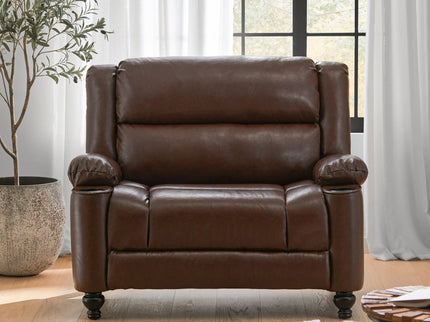 Tufted Design Wide Manual Recliner Chair
