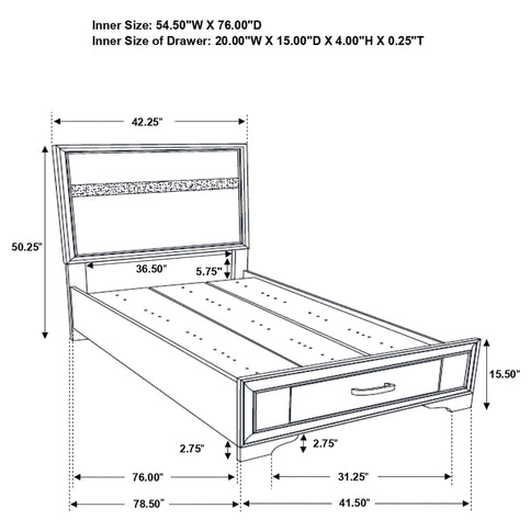 Annie - 4 Piece Bedroom Set