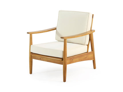 Emmry - Outdoor Acacia Wood Club Chair