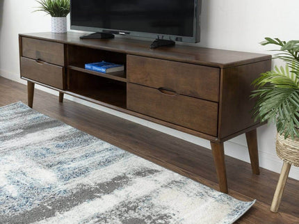 Adrian - TV Stand - Walnut Brown