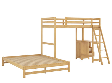 Bunk Bed With Built In Desk And 3 Drawers